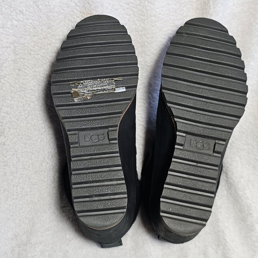 UGG Black Wedge Boots - Picture 12 of 12